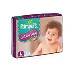 PAMPERS ACTIVE BABY DAIPERS 9-14kg. L 78